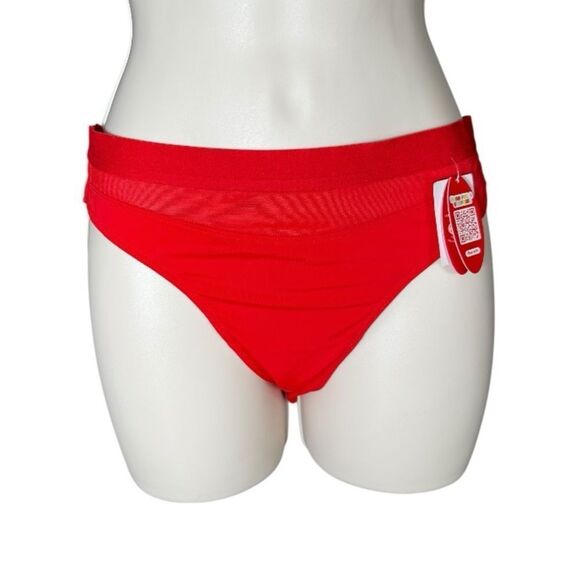 Parade Women’s Red Ultra Soft Re:Play Brief Underwear Panties - Picture 2 of 6